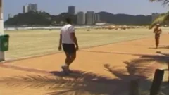 Brazilian three-some Pool pounding