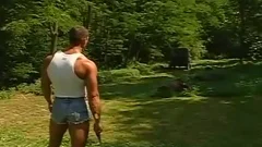 lustful Solderier gangslam This Muscled Lumberjack