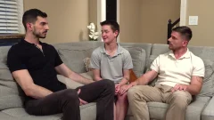 Raw Threesome Daddy Uncles Breed Boy