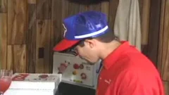 Straight dude feels up to hard nailining
