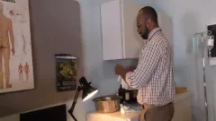 thick darksome Doctor pounds slutty White man