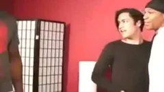 Emo Whowdyte dude receives To fuck Two tight Thugs!