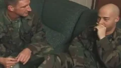 attractive military hunks have hardcore booty pounding