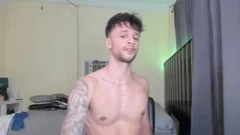 Two men jerking off In web camera