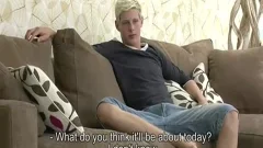 blonde teen Jerks It