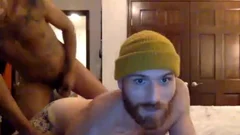 black man bonks Redheaded built man On The daybed And Takes Him To The couch And Sucks His I