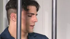 Hunky Jailbirds Tyler and Calvin Sneak Around For Sex