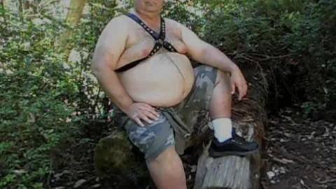 Bear Poses\nBear Walks\nBear Struggles To Sit On Hillside\nBear Cums\nBear Walks\nBear Pees\nBear Walks\nBear Cums\n\n269 pounds
