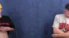Fucking hard in tandem with twink boy