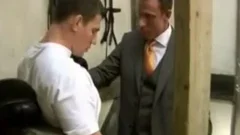 Gay fucking in the ass scene