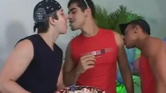 Latin boy receives Passed Around The Party - ROBERT HILL