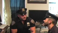 Leather,boot,cigar,cop,uniform