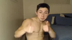 lusty Muscle Hunk On web camera 3