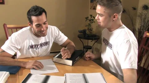 Next Door Buddies: Scholastic Dildo Fun with Erik and Alexy