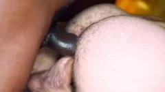 Stretching His a-hole With two penises ?