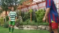 mad Stefano And Lucas Difubbiano pounding outdoors