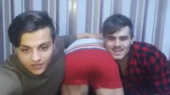 3 Romanian naughty Biexual teens Have enjoyment first Time On web camera