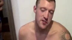 giant jock Tattooed non-professional jocks engulf Each Others giant dicks