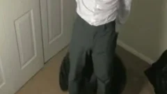 costumeed beneath My Suit (Hands Free ejaculation During anal)