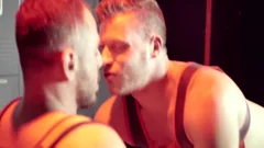 Marc Giacomo & Brian Bonds In Red Light Lockerroom