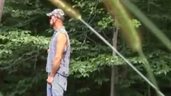 Daddy Bear's Playing Outside