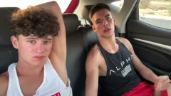 Risky Blowjob And Facial In Car Ride