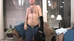 Bear guy Jerks On cam