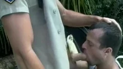 Watch The Pool boy engulf Off A lewd Cop By The Pool