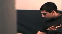 Zack Unzips His Pants And Starts To Massage His wang