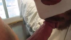 The bandIT SHOWING hiS booty  AND TAKING IT IN The booty