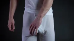Missionary fucking in shower