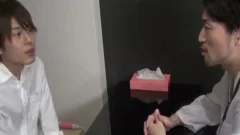lewd twink receives jizz flow
