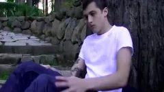 yummy Tattooed Emo Chris Porter teen Jerks Off Outdoor