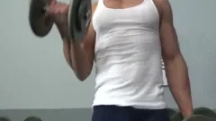 Hunk Muscle Solo Jerkoff
