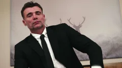 Deepthroat leads to balls-deep raw sex in suit style