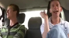 Young blond goes in for ramming hard