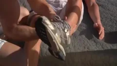 boyz bang Outside For Their Female ally's Viewing  joy