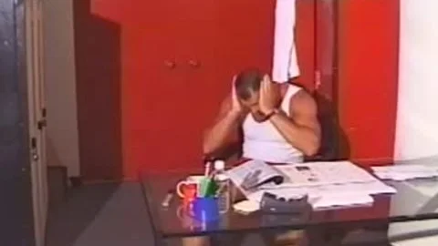 Marc West Jerks his Msucled dick