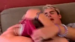 pretty twinks Berlin Joshua And Tyler nailing Hard In The Sofa