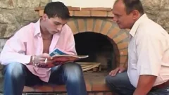Daddy &   lad engulf And plow