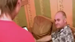 Vintage clip Where Daddy & fresh Russians suck & slam