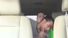 engulfing My superlatively valuable friends large penis During A Ride