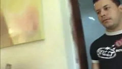 Muscle twink boy enjoys hard slamming