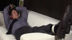 Bryce gets His Toes Licked On The bed