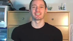 a man receives a handjob