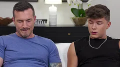 Jerk Buddies: Uncut Studs Share Deep Doggy Style