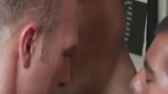 man slamed By 2 Latin Repair dudes