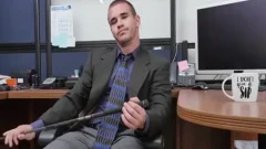 threesome With massive dongs In The Office