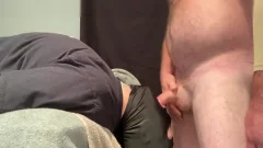 Faggot throat fucked Like A floozy's pussy