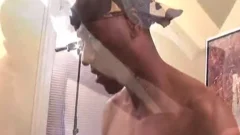 Cumdump Bottom Impaled By Two Hung males